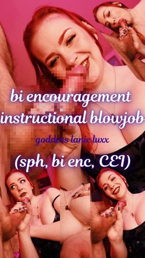 ♂️  Bi Encouragement Instructional Blowjob ♂️