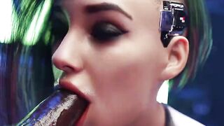 Judy Cyberpunk 2077 - Bj - (Uncensored)