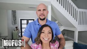 Busty Brunette Vivianna Tempts JMac with Her Plump Tits - Mofos