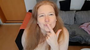 Curly_Dreams Give me your cream in the face