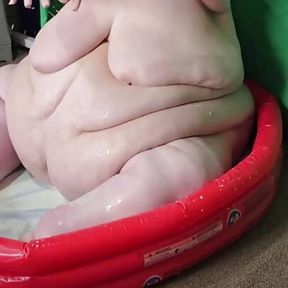 Milky Goddess in a Paddling Pool