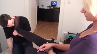 Princess Paris dominate and humiliate slaves