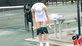 Ella's Hot Service — Sexy Waitress Takes Big Cock and Cum in Her Tight Pussy.