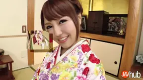 Innocent-looking slut Mio Futaba gets fucked hard by boyfriend