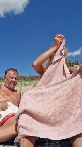 Sex Show Stripchat, Nudist Beach, Shemale and Guy, Gigi and Dave 17-05-2025, P1