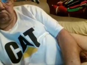 Daddy Strokes on Webcam