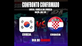 18 CROACIA COMENDO 27 COREANAS COM PAU LATEJANDO ERIESE. VEJA A REA&Ccedil_&Atilde_O!