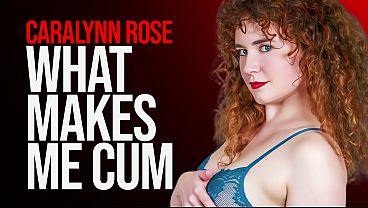 Caralynn Rose is a real redhead content creator with big natural tits