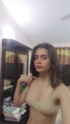 Fit Indian couple shares a steamy kiss