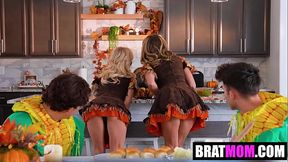 Mom Pussy Makes A Perfect Thanksgiving Enzo East &mdash;  Gigi Dior &mdash;  Kathryn Mae &mdash;  Parker Ambrose