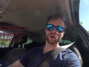 FRENCH VLOG : Steamy Forest Hookup with a Hiker Raw Blowjob and cum eating Passion Maxime Horns