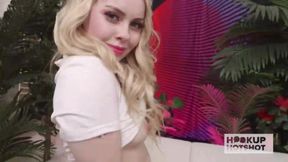 Tiny Slut Haley Spades Takes Nade Nasty's Big Cock Up The Ass!