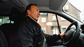 Tantalizing MATURE rides big dick in car, gets a creampie