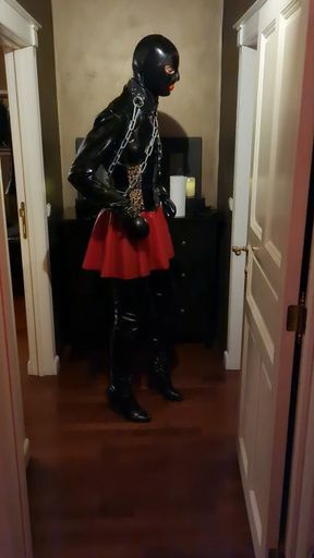 Training my rubber sissy