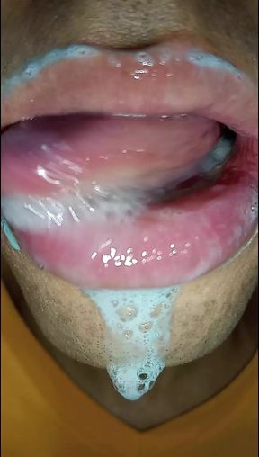 I want your milk in my mouth, tongue, long tongue fetish, sloopy, long tongue blowjob