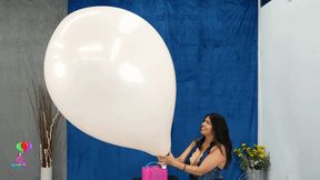 Michelle Uses the Pump to Pop Multiple Balloons HD (1920x1080)