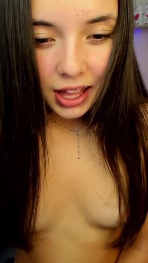 Spectacular moment from &quot;The Colombian Salome, with her plump ass and tight pussy, writhes in pleasure during a webcam show&quot;