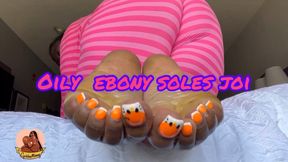 Oily ebony sole joi