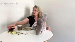 Empress Bella Sadic's Naughty&#x1F608; Toes and Stinky Socks