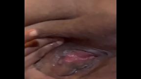 Dee shakes ass and fingers pussy