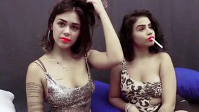 Smoking Fetish Models Jennifer and Kimberly 0004