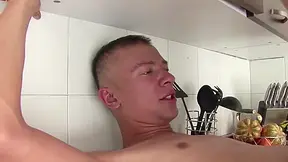 Kitchen Gay Porn Couple Guys Sex