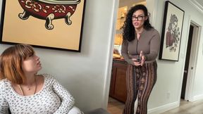 Babysitter Joins Stepbro &amp; Stepsis Rough Fucking Session