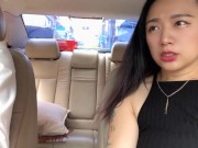 Swag女主播daisybaby超飢渴搭uber跟司機車震口爆fuck with uber driver in the car & Cum in mouth