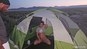 Desert Camping Squirt Session