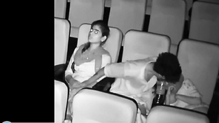 THEATER CCTV [censored] MMS STUD LIKING WITH two CHICKS