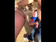 Oldman Outdoor Hot Fuck