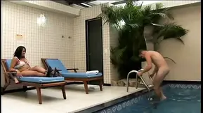 Hot Spanish beauty with a big ass gets a hot load on her face after