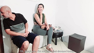 He got his dick out at the reception and got a hand.