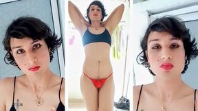 Crazy sissy femboy gothic effeminate ass the most natural body of transvestite