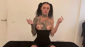 Toxic slut with tats gets her Ass pumped with sperm after POV Anal Fuck
