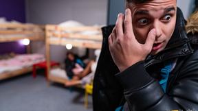 ”Always horny hostel roomie finally takes on a shaft - Capri Lmonde”