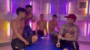 brincando de verdade e desafio com os parceiros acabou em putaria parte 1