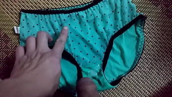 sịp xanh chấm bi em h&agrave_ng x&oacute_m  | Cum on panties compilation the best!