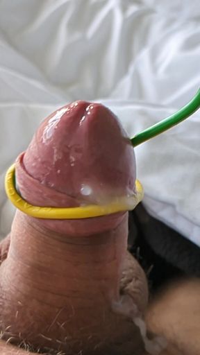 Cumshot with massager 42