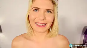 Olivia: Good Girl Has Braces A Flat Chest And A Wet Smooth Pussy