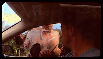 Wet and Wild: April Dawn's Sensual Car Wash Seduction