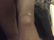 Pakistani Indian mature oiling feet Sunday lockdown pt1