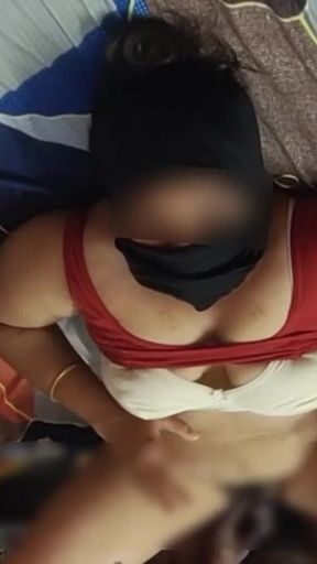Jaw-dropping moment from &quot;Indian housewife Visaakaa hot big tities in red blouse and white bra fucked&quot;