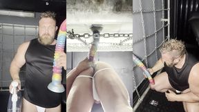 anal training with my huge toy!