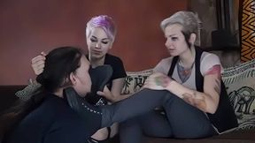 Extreme feet domination