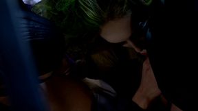 jennifer dark is more  yowls  than  meows  as she heats up a prison cell menage with her...