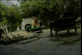 Classic Blonde MILF Nailed Hard Outdoors