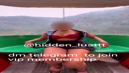 New Hiddenlust viral girl ropeway dare