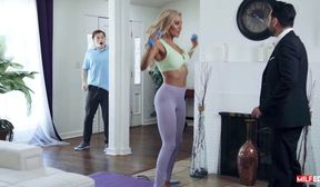 Stepson you cant suddenly put your dick into my pussy while i workout