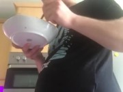 Eating 1300cal dessert before mates get back w/ McDonald’s 1250cals